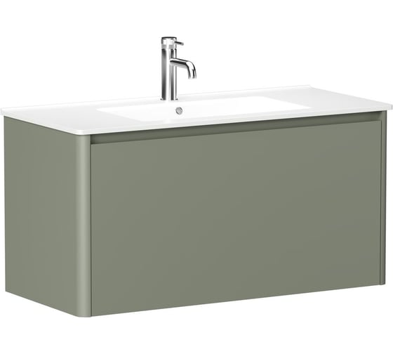 Тумба ALLEN BRAU 1.370014.CGM GRAVITY 100, 1 ящ., олива матовый 00346171