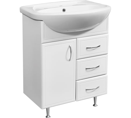 Тумба Stella Polar Концепт 65, 3 ящика Элеганс 65 SP-00000755