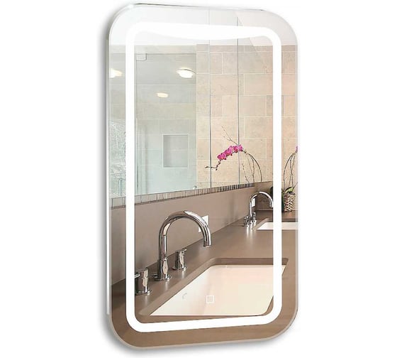Зеркало Azario ТУРИН, 400×700 мм, сенсорное, выкл LED, 00002501 00077086