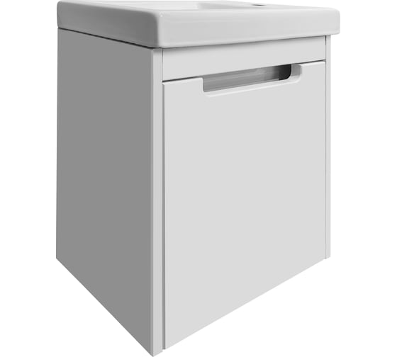 Тумба Runo Микра 40 белая (ум-к Leo 40) 00-00005159