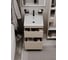 Тумба подвесная Sanstar Riana 100 Без раковины для ванной комнаты, cappuccino 553.1-1.4.1 4