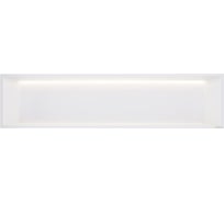 Скрытая настенная ниша из нержавеющей стали ABBER Nischen с LED подсветкой, белая матовая AN3006MW