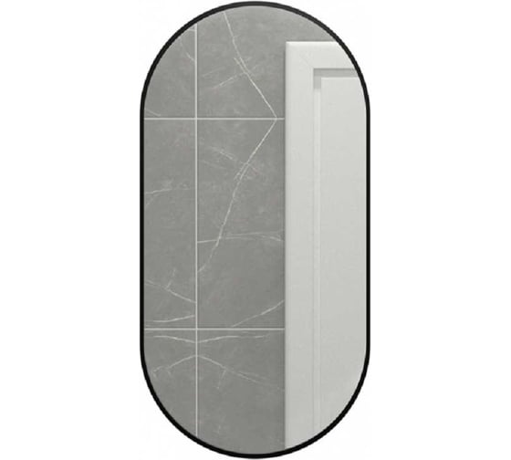 Зеркало MIXLINE Мираж 500_1000 ШВ ал. профиль ЧЕРНЫЙ 559329