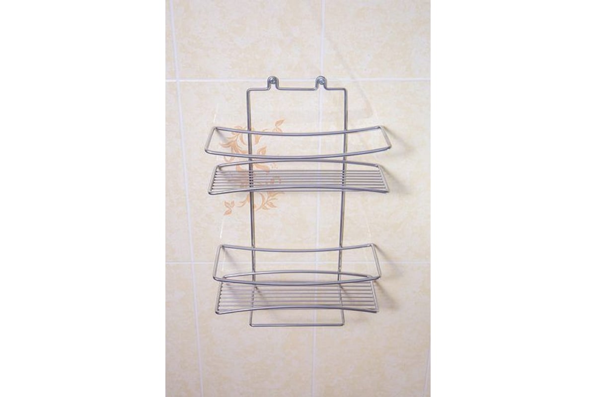 Полка для ванной Rosenberg 2-х ярусная, навесная RUS-385278-2 ...