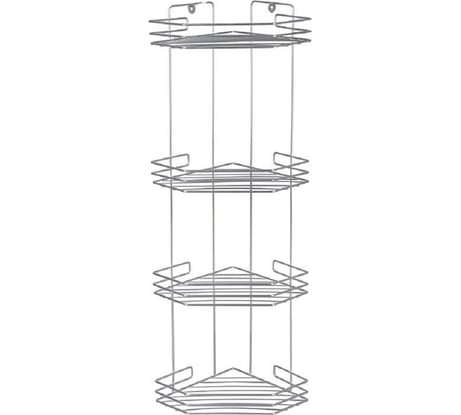 Полка для ванной Rosenberg 4-х ярусная, угловая RUS-385063-4