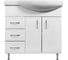 Тумба Stella Polar Концепт 80, 3 ящ., Коралл 83, левая SP-00000129 1