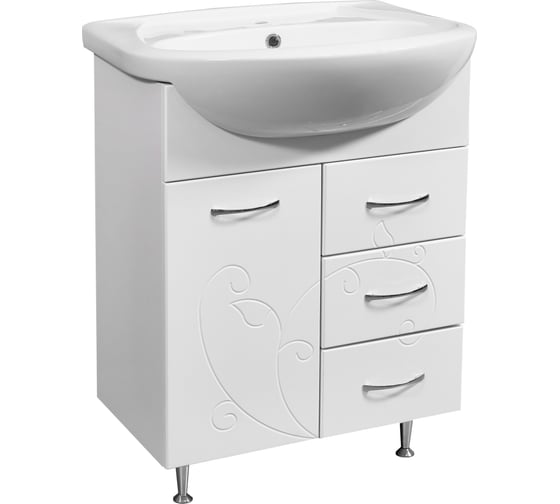 Тумба Stella Polar Фантазия 65, 3 ящ., Элеганс 65 SP-00000756