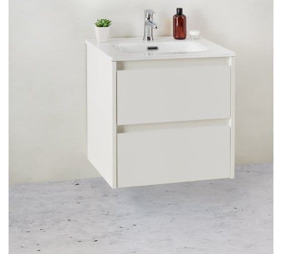 Подвесная база под раковину BelBagno KRAFT Bianco Opaco 39-500/390-2C-SO-BO