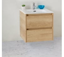 Подвесная база под раковину BelBagno KRAFT Rovere Nebrasca Nature 39-500/390-2C-SO-RNN