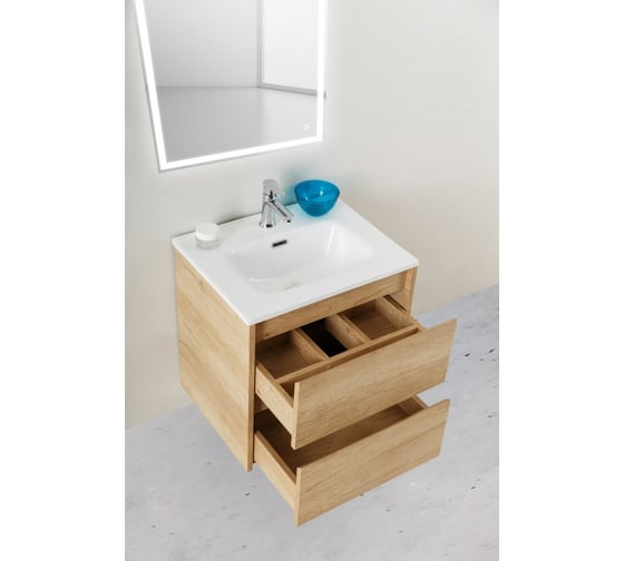 Подвесная база под раковину BelBagno KRAFT Rovere Nebrasca Nature 39-600/390-2C-SO-RNN
