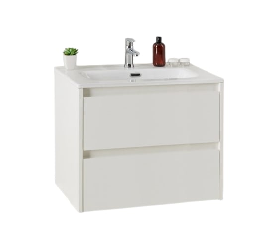 Подвесная база под раковину BelBagno KRAFT Bianco Opaco 39-600/390-2C-SO-BO