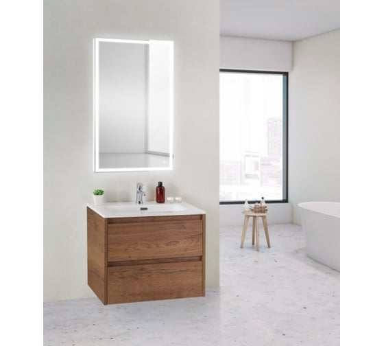 Подвесная база под раковину BelBagno KRAFT Rovere Tabacco 39-600/390-2C-SO-RT