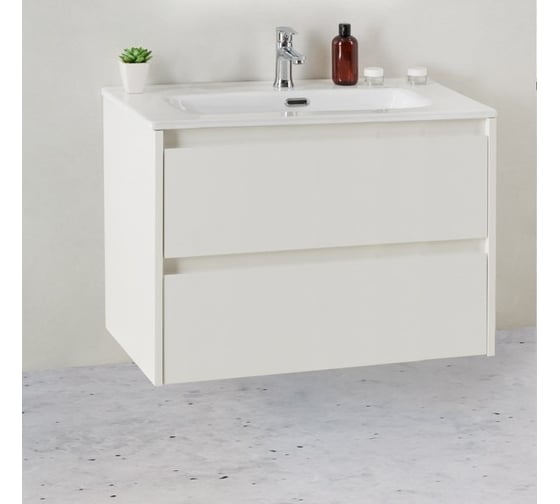 Подвесная база под раковину BelBagno KRAFT Bianco Opaco 39-700/390-2C-SO-BO