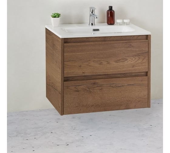 Подвесная база под раковину BelBagno KRAFT Rovere Tabacco 39-700/390-2C-SO-RT