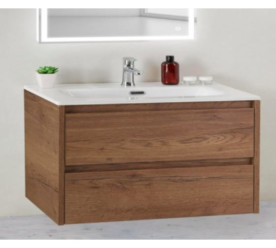 Подвесная база под раковину BelBagno KRAFT Rovere Tabacco 39-800/390-2C-SO-RT