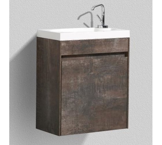 Подвесная база под раковину BelBagno PIETRA MINI Stone левая PIETRA MINI-460-1A-SO-PT-L 1