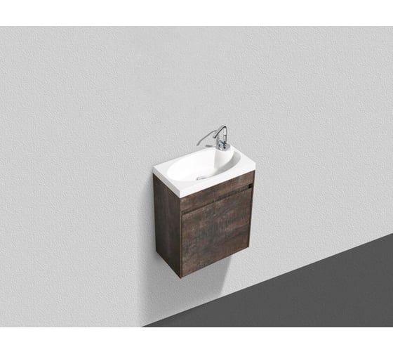 Подвесная база под раковину BelBagno PIETRA MINI Stone правая PIETRA MINI-460-1A-SO-PT-R