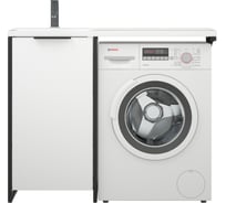 Тумба Corozo Гера 110 D ( разб. ) ,  белая,  Мадлен 110 SD-00001908