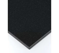 Столешница из искусственного камня BNV для кухни и ванной, 1200x500x12 мм, глянцевая, черный гранит СТ_1200х500х12_чер