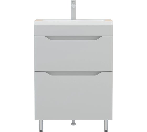 Тумба Corozo Бирма 60 Z2, серая, Modul Slim 60 SD-00002093