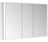 Шкаф зеркальный настенный KEUCO Somaris 1200x710x127 мм, 3 дверцы, с подсветкой, алюминий/зеркало 14504003100 1