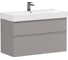 Тумба ALLEN BRAU 1.210027.PGM INFINITY 100, 2 ящика, платина матовый (346302) 00346302 1