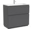 Тумба напольная Sancos Folk Floor 890x445x850 мм, 2 ящика с доводчиками, Grey Soft FL90FGS 1