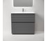 Тумба напольная Sancos Folk Floor 890x445x850 мм, 2 ящика с доводчиками, Grey Soft FL90FGS 5