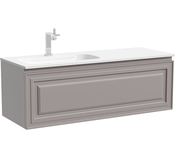 Тумба подвесная левая Sancos Very 1195x445x406 мм, 1 ящик с доводчиками, Doha Soft VR120LSM
