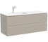 Тумба подвесная левая Sancos Snob R 1195x445x500 мм, 2 ящика с доводчиками, Beige Soft SNR120LCE 1