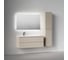 Тумба подвесная левая Sancos Snob R 1195x445x500 мм, 2 ящика с доводчиками, Beige Soft SNR120LCE 2