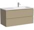 Тумба подвесная правая Sancos Folk 995x445x500 мм, 2 ящика с доводчиками, капучино FL100RCP 1