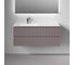 Тумба подвесная левая Sancos Snob R 1195x445x500 мм, 2 ящика с доводчиками, Doha Soft SNR120LSM 3