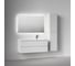Тумба подвесная правая Sancos Snob R 1195x445x500 мм, 2 ящика с доводчиками, Bianco SNR120RW 2
