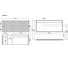 Тумба подвесная левая Sancos Snob R 1195x445x500 мм, 2 ящика с доводчиками Bianco SNR120LW 6