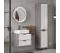 Пенал напольный EQUIL Smile 40 см, лен антрацит, графит pnSMILE40-04 4
