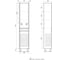 Пенал напольный с корзиной EQUIL Nice 40 см, белый pnNICE40.KZ-05 6