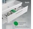 Тумба подвесная IDDIS Slide X 100 см, белая, для умывальника 4511000i28 SLX10W0i95 4