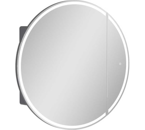 Шкаф зеркальный подвесной с LED-подсветкой EQUIL Smile D800 графит софт szSMILE.8600