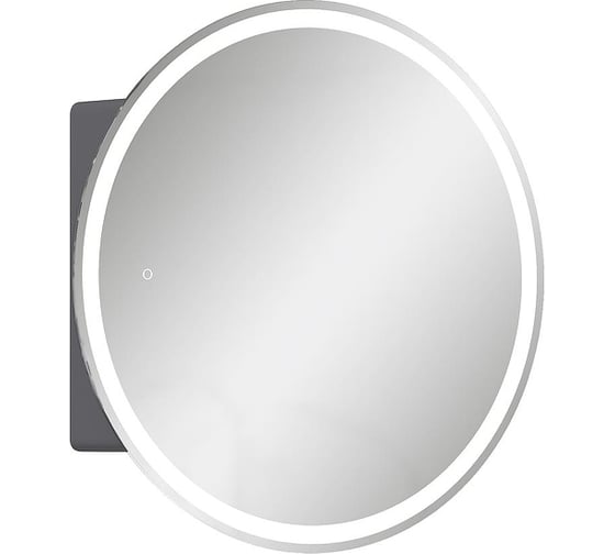 Шкаф зеркальный подвесной с LED-подсветкой EQUIL Smile D600 графит софт szSMILE.D600