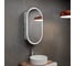 Зеркальный шкаф Bauedge Bau Kups 45х80 White Edition, LED, сенсор на взмах, лев/прав., белый BK4580W 1