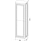 Пенал подвесной IDDIS Оксфорд Нео (Oxford Neo), 40 см, белый OXN40W0i97 5