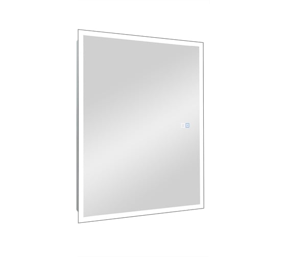 Зеркало-шкаф для ванной с подсветкой  Барса (Barsa)_60*80 см, LED подсветка, белое с подогревом uperwood ZBarsa60w