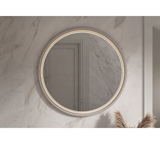 Зеркало EQUIL Шаде/Shade 85х85, с подсветкой, амарок, zkSHADE.LED.D85-46