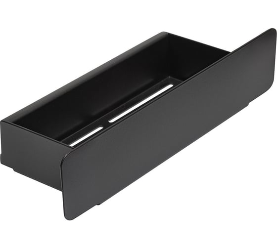 Полка для ванной комнаты GreenWeen OSLO, черная, 30 см GW-OSLO-300-B-AL