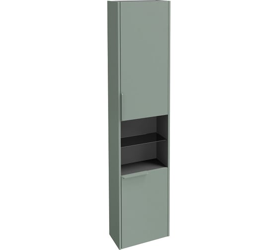 Колонна Jacob Delafon EB2229D-T-LSG Bastille шарниры справа, ручки в тон, шалфей (389413) 00389413