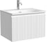Тумба подвесная Sancos Code 590x453x400, с одним ящиком с доводчиками, белый CD60W 1