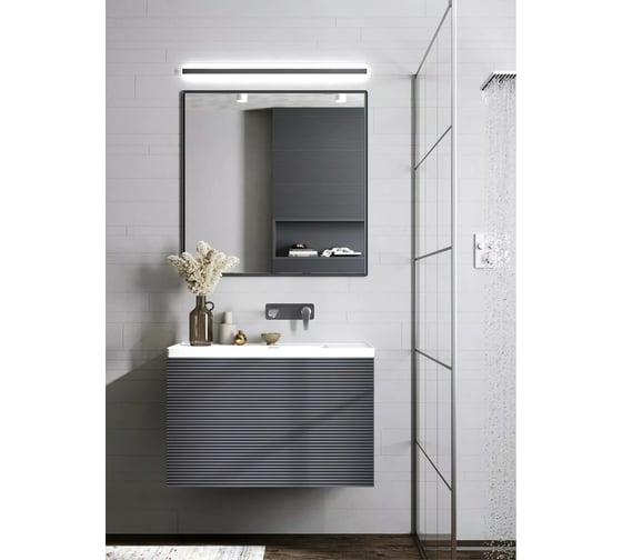 Зеркало интерьерное OmegaGlass Struktura 80x80 см MD2