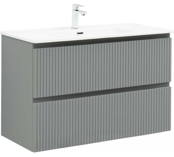 Тумба под умывальник Aquanet Джейн 120 Flat, мисти грин 00369187