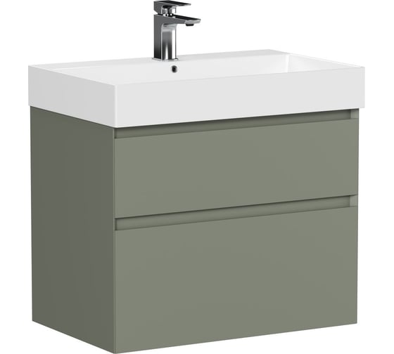 Тумба ALLEN BRAU 1.210025.CGM INFINITY 70, 2 ящика, олива матовый (346285) 00346285